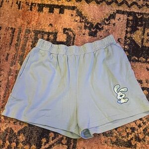 Women's Light Blue Athletic Shorts with Blues Clues